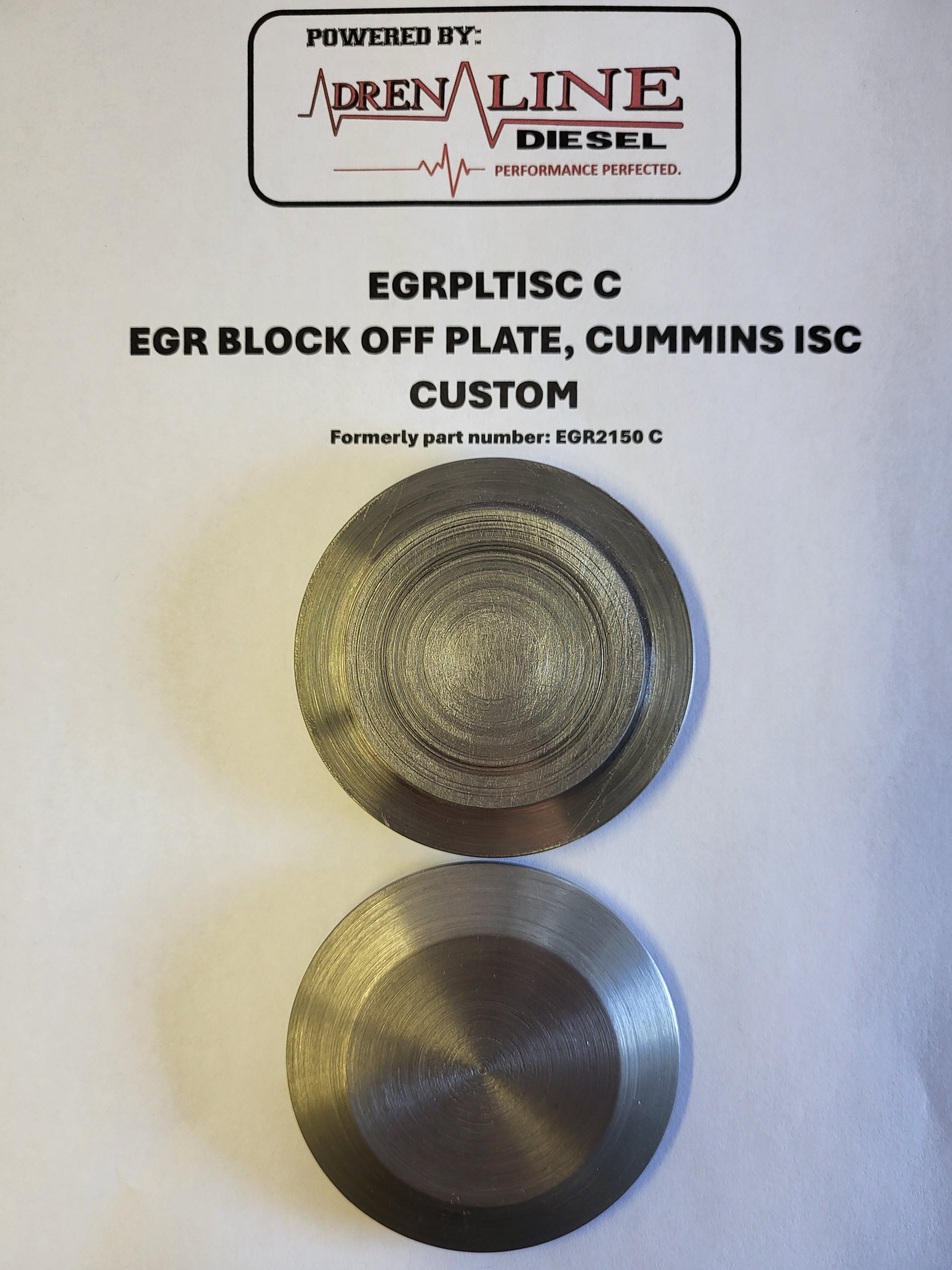 EGR Block off Plate - ISC – Adrenaline Diesel