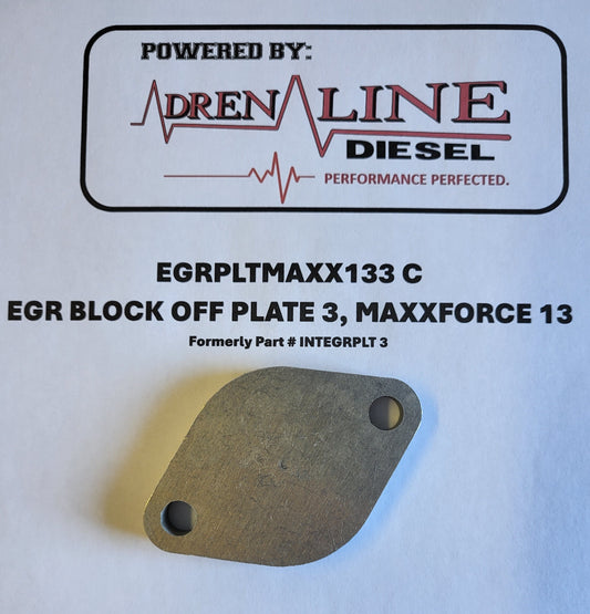 EGR Block off plate 3 - Maxxforce