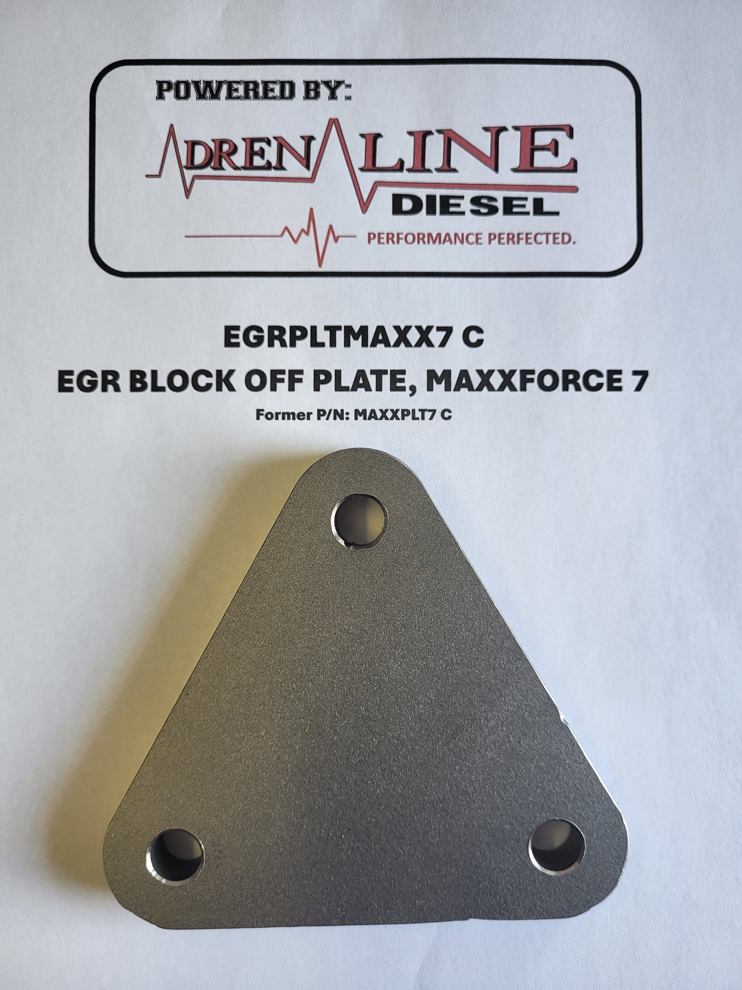 EGR Block off plate - Maxxforce 7