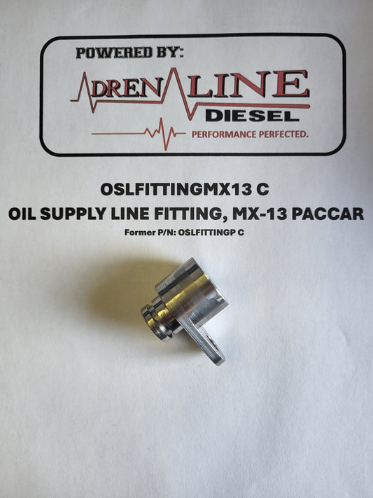 Oil Supply Line Fitting - Paccar